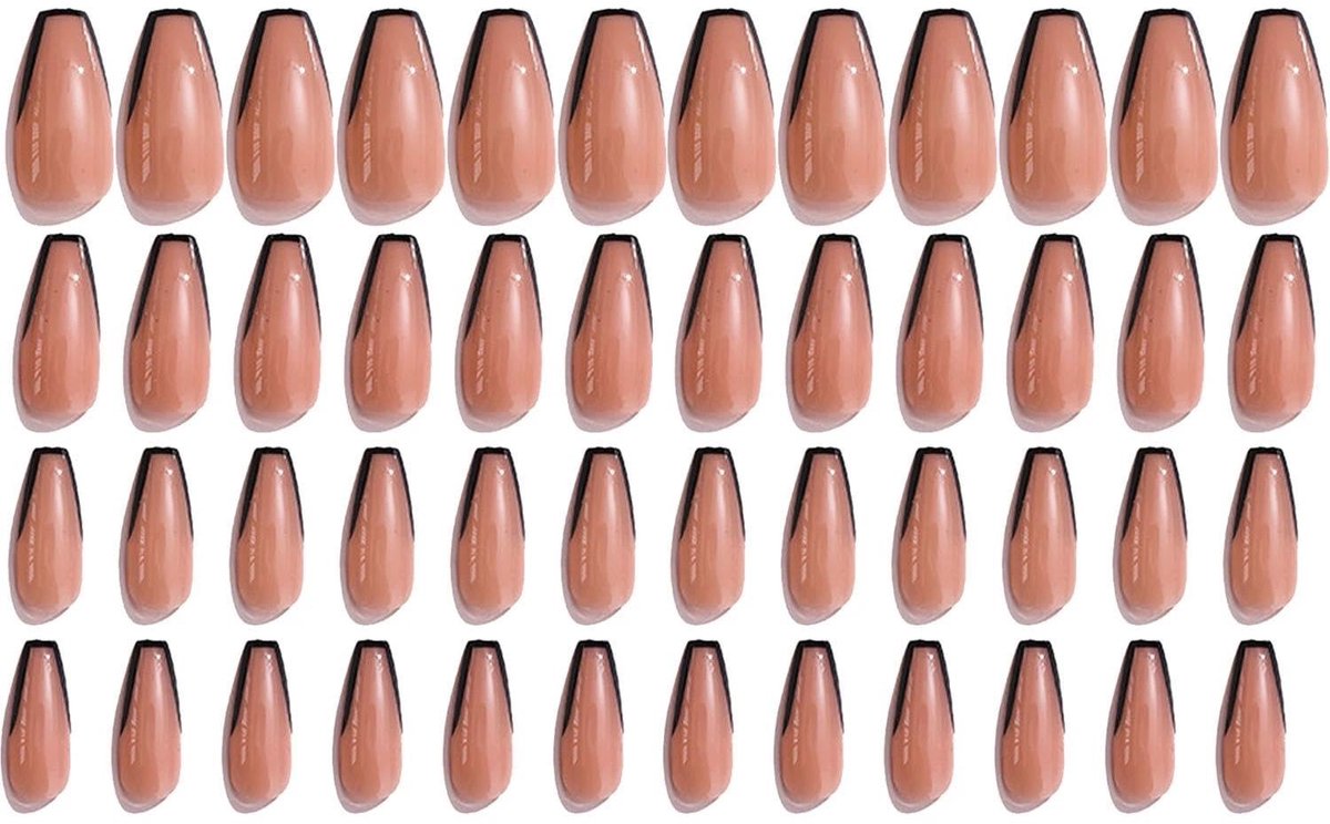 Dailygoods - Franse Kunstnagels Set van 48 Stuks voor Nagelkunst