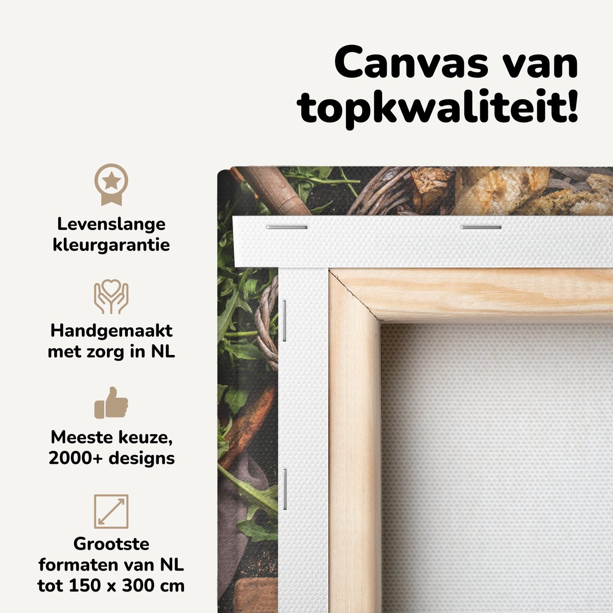 Canvas schilderij 30x40 cm - Wanddecoratie BBQ met spareribs, maiskolven en knoflookbrood 