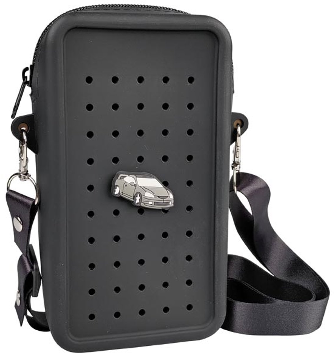 Gifty - Siliconen crossbodytas zwart - UNI