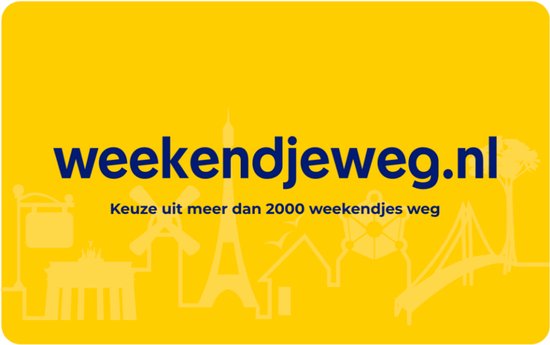 Weekendjeweg.nl Cadeau Card €100 - enveloppe verpakking