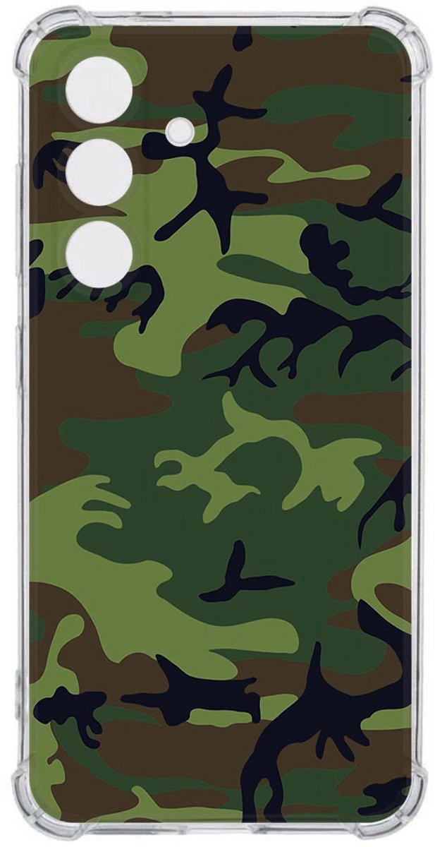 Samsung Galaxy S26 Plus TPU Back Cover Army Dark Valbestendig