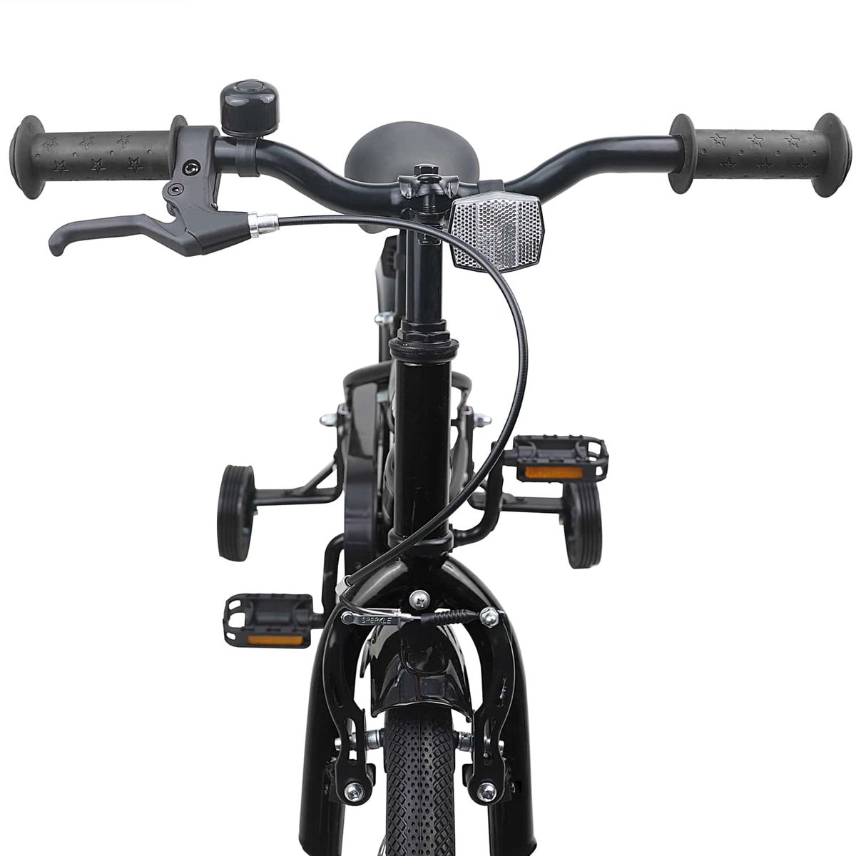 VidaXL Kinderfiets 16 Inch voor 4-6 jaar oud Zwart