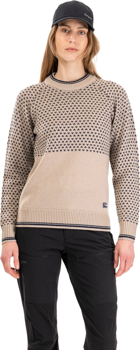 Bergans Alvdal Wool Jumper Women Marineblauw