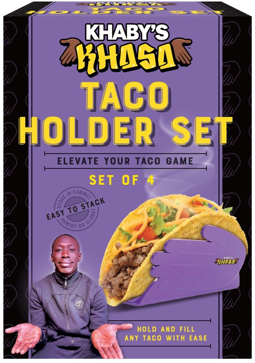 Khaby Lame - Khaby's Khasa Taco Holder Set - UNI