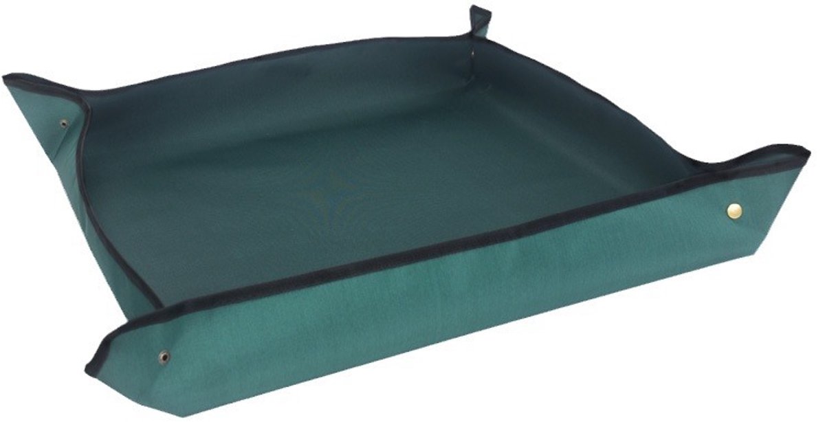 Tuinmat-Verpotmat-Luxe Verpotmat 75x75cm - Hoogwaardig Oxford Cloth - Waterdichte en Oliebestendige Plantenmat voor Binnen - Opvouwbare Potgrond Opvangmat voor Succulenten en Monstera