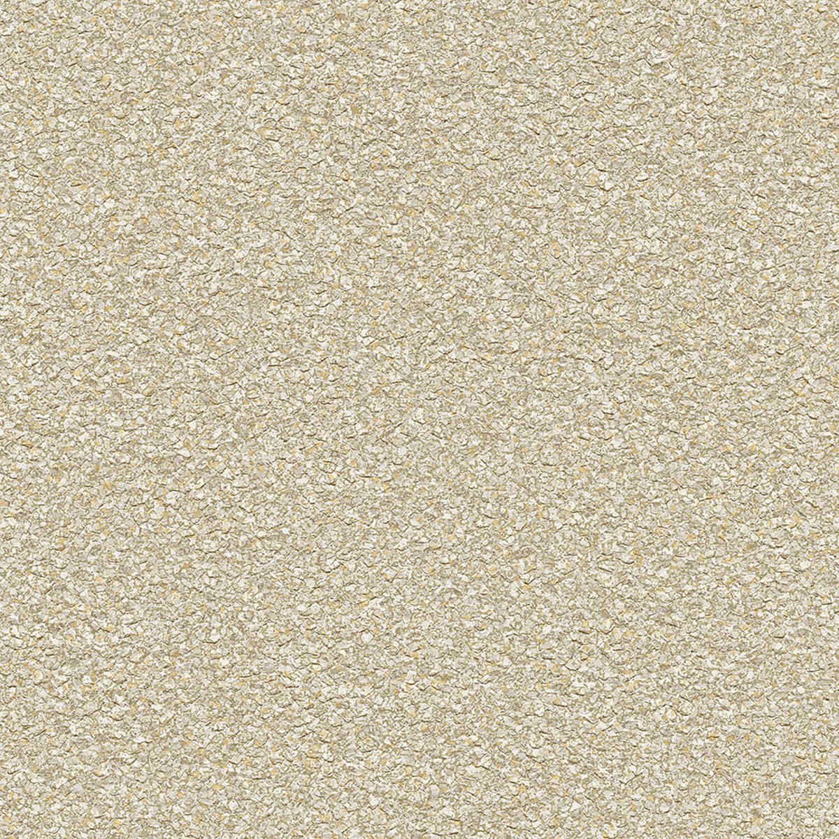 Structuur behang Profhome SA524085-DI vliesbehang hardvinyl warmdruk in reliëf gestempeld uni en metalen accenten goud parelmoer-grijs parelwit 5,33 m2