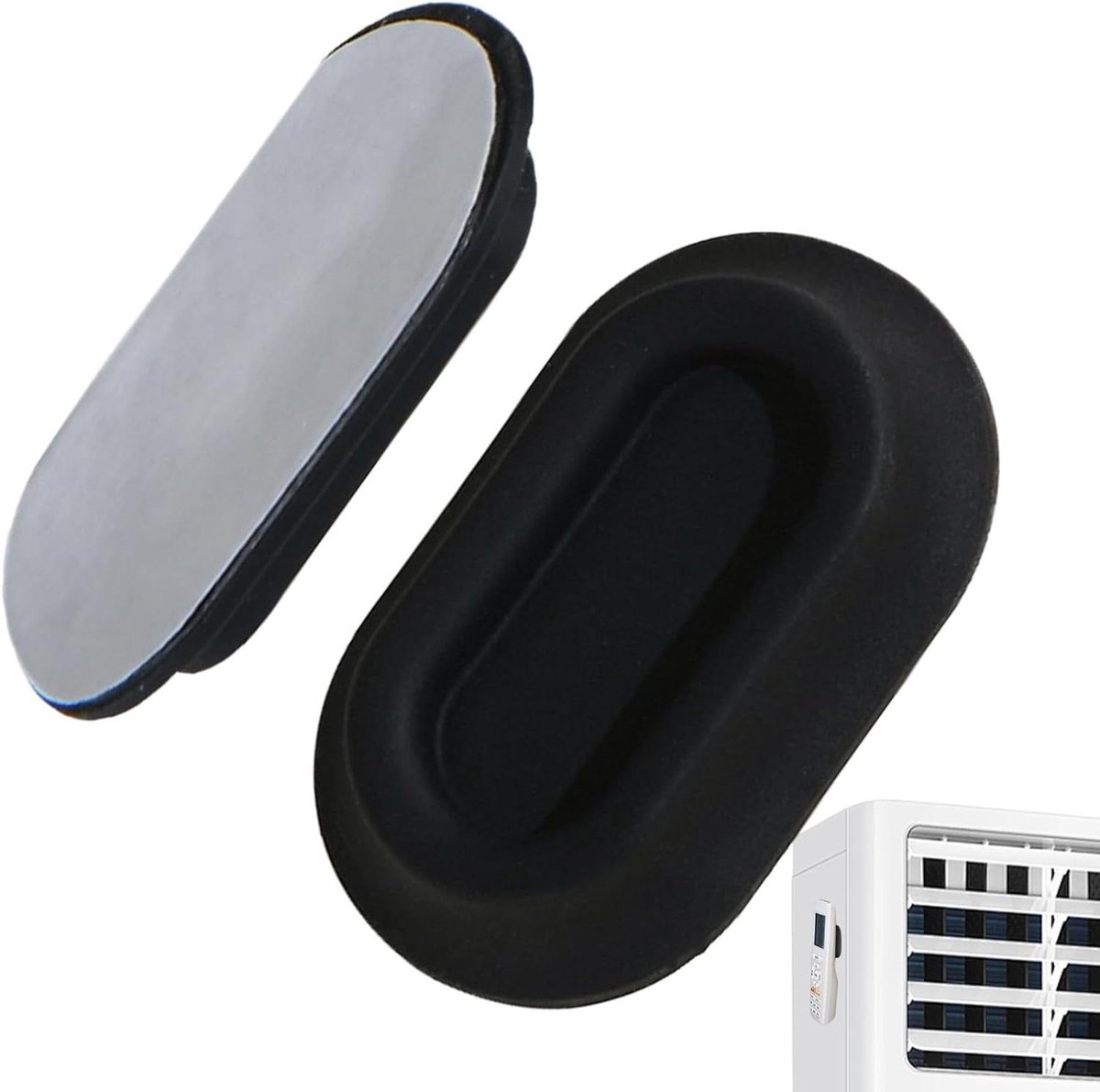 Afstandsbediening Houder - Magneet Organizer - Thuis Opbergen - Flexibele Bevestiging - 32 g - Zwart