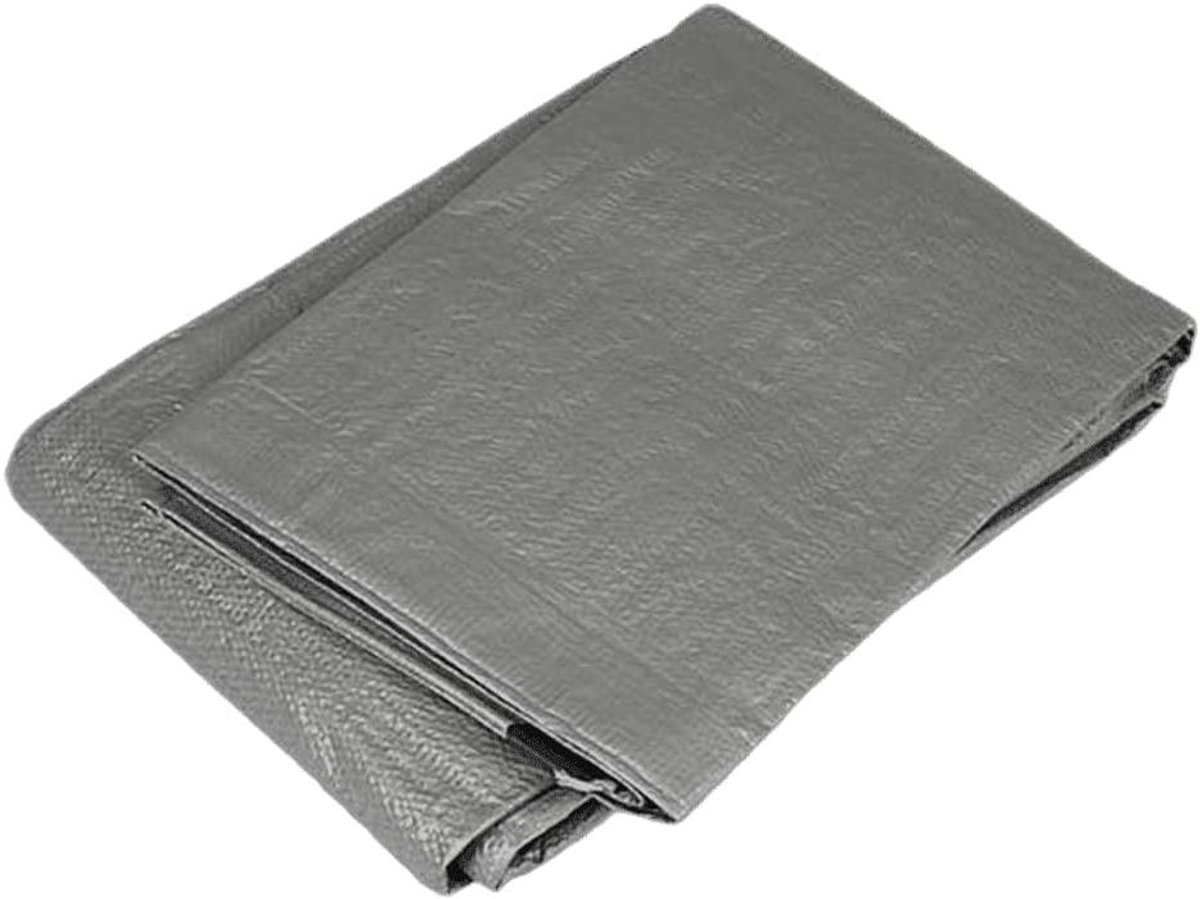 Dekzeil Grondzeil - Waterdicht Cover - Buiten Bescherming - Effen Patroon - Rechthoekig - Grijs