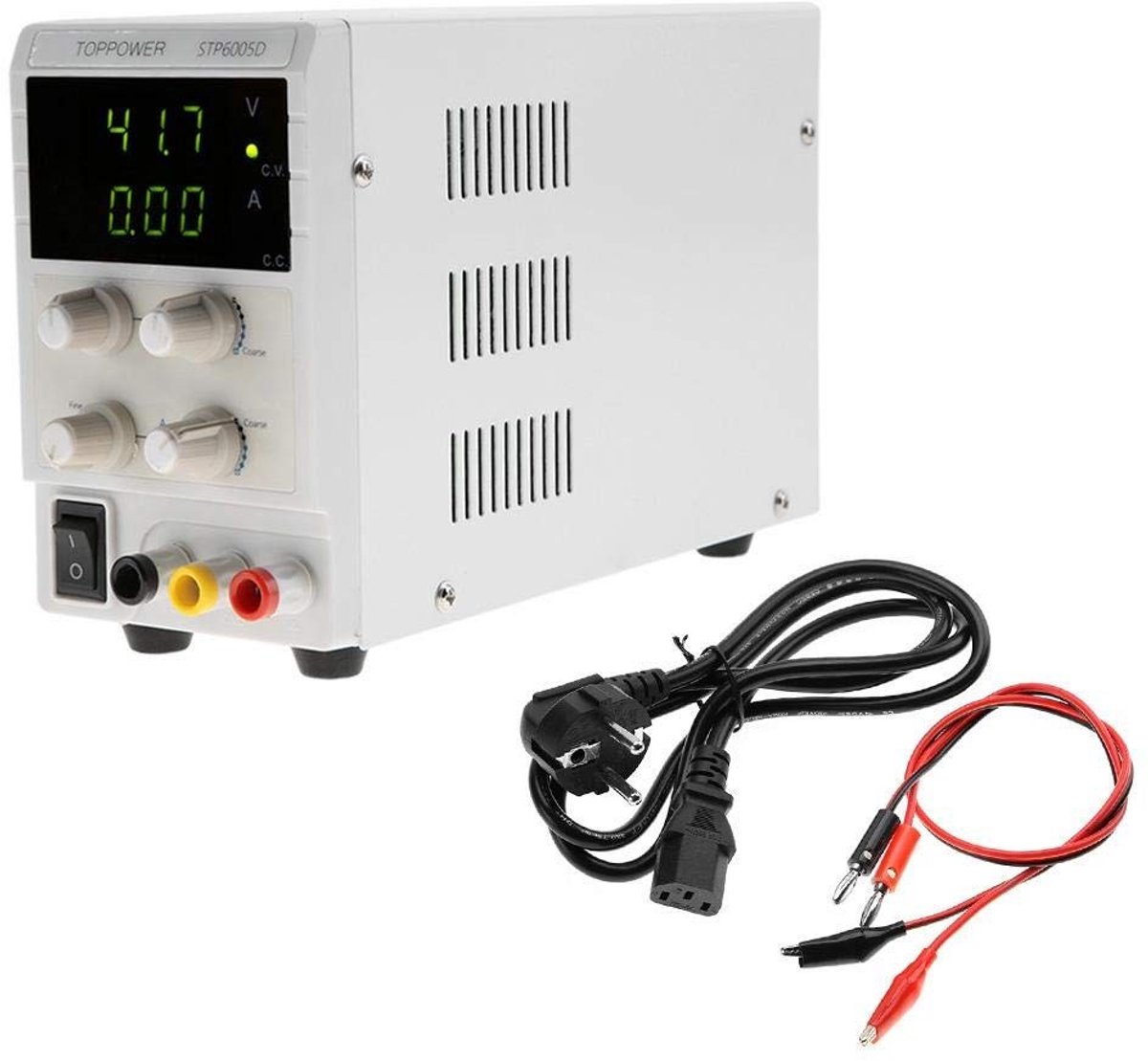 aladdien - Laboratorium Voeding - DC Power Supply - 300W 0-60V 0-5A - Betrouwbaar - Voeding voor Apparatuur - Voor Professioneel Gebruik - Compact M...