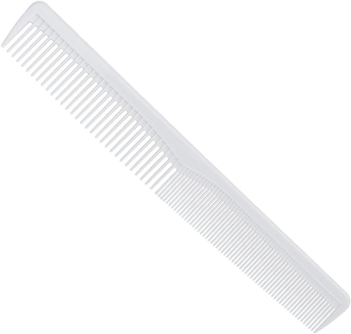 Haarstyling Kam - Kapperskam - Haar Stylen - Antistatisch Dubbelzijdig - 17 cm - Wit