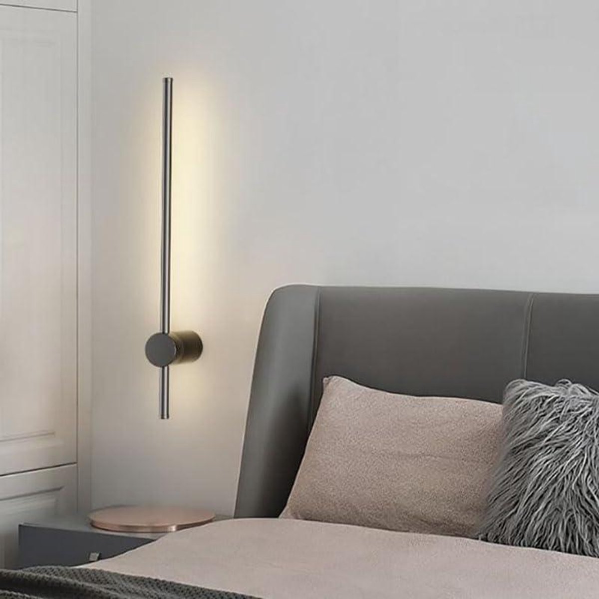 Led Wandlamp - Make-up Spiegel - Make-up Aanbrengen - Gelijkmatige Verlichting - 100 cm - Zwart
