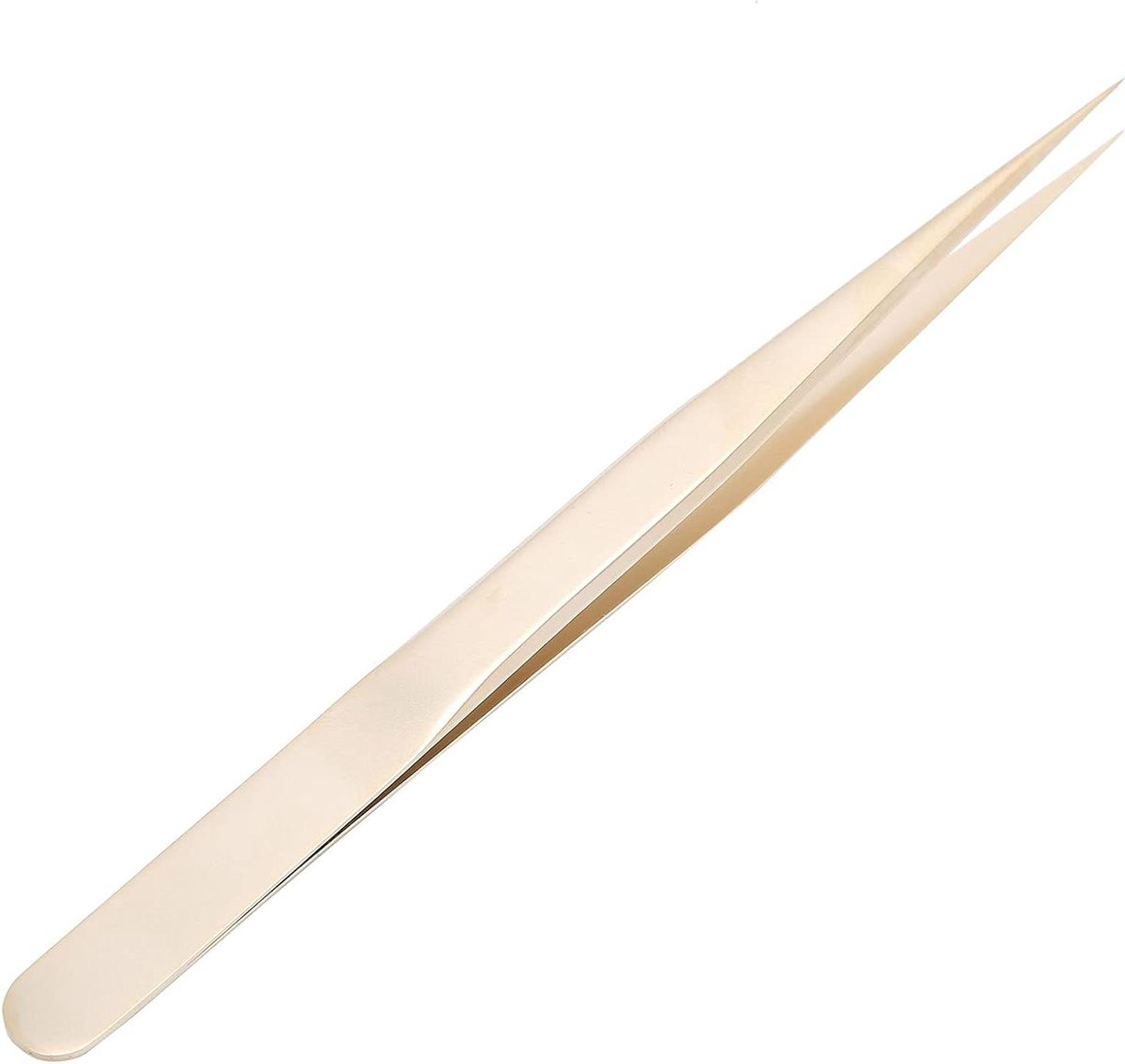 Stalen Pincet - Precisie Gereedschap - Nail Art - Anti-slip Handgreep - 53 Inch - Zilver