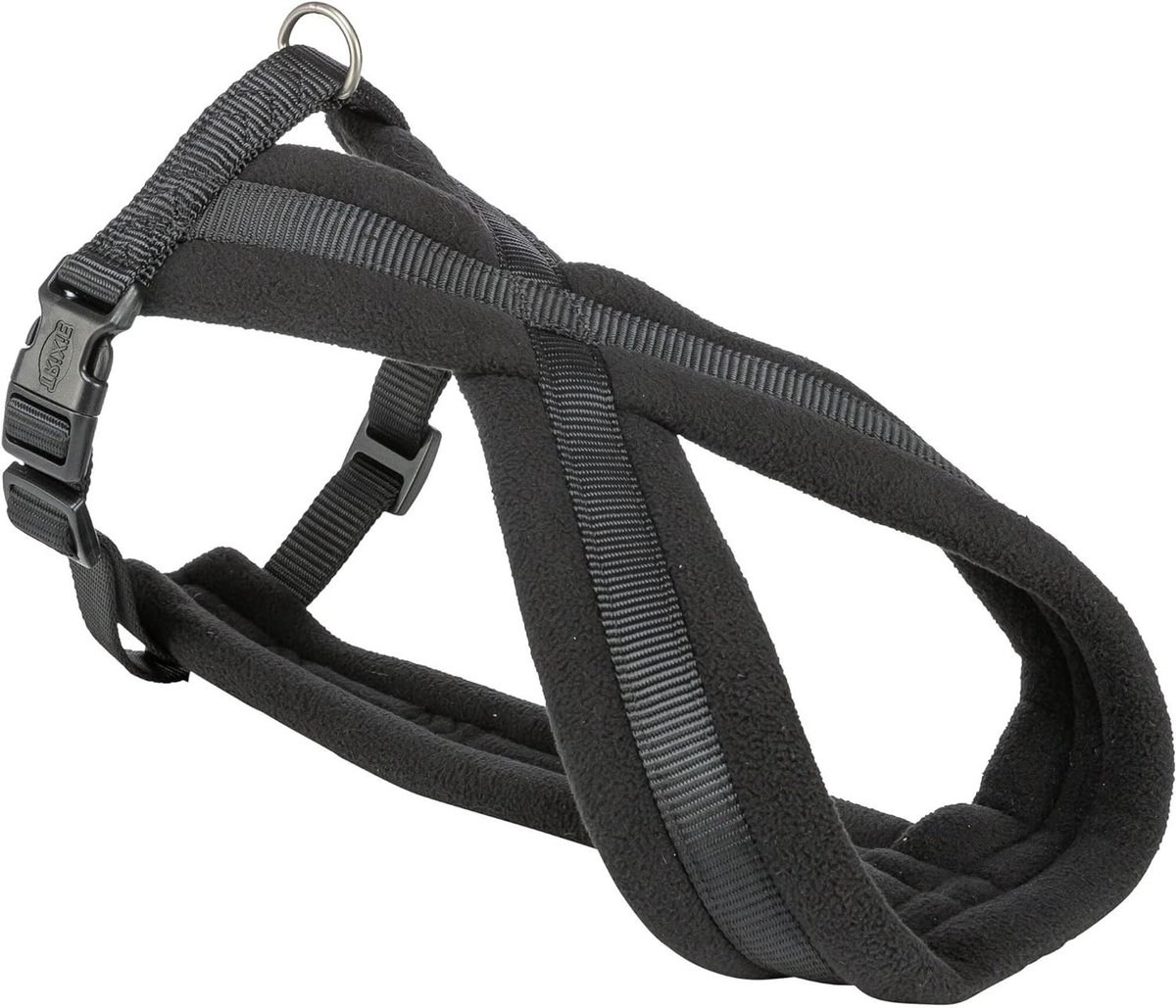 Hondentuigje - Honden tuig - Comfortabel wandelen - Volledig verstelbaar - Large 60-90cm - Zwart
