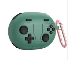 SPHProducts - Hoesje - Siliconen TPU - Schattig ontwerp - Groen - Beschermhoes - Geschikt voor Beats Studio Buds/Plus - Cartoon stijl