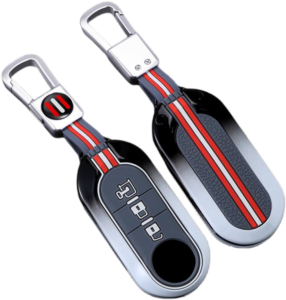 SPHProducts - Zinklegering Autosleutel Cover - Bescherming - 3 Knoppen - Waterdicht - Krasbestendig - Geschikt voor Fiat en Peugeot - Model SIP22