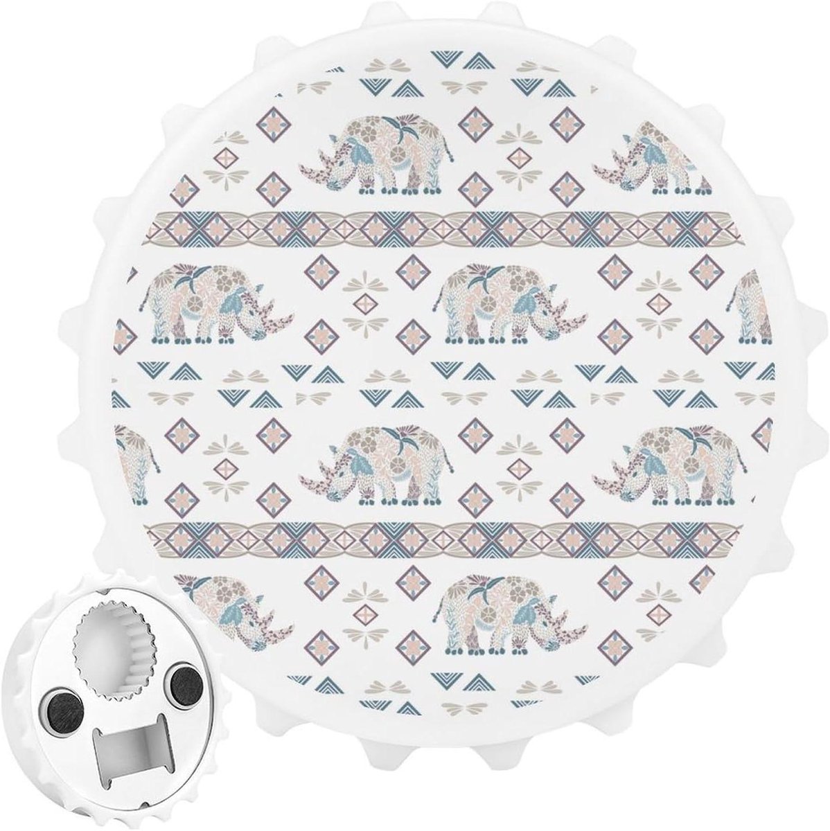 Magnetische Flesopener - Bieropener Koelkastmagneet - Keuken Decoratie - Uniek Bloem Desig