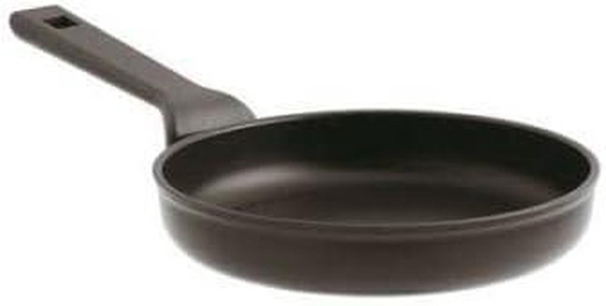 Koekenpan met steel Lekker koken Antiaanbaklaag 30 cm Zwart