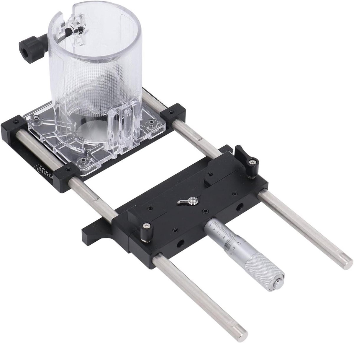Freesmal Router - Houtbewerking Hulp - Nauwkeurig Frezen - Micro-afstelring - 0-18 Mm Bereik - Aluminium