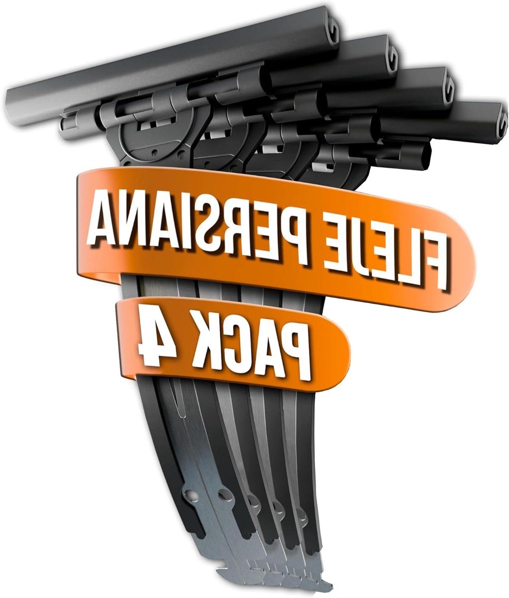 Rolluik Tape - Reserveonderdelen - Rolluiken Repareren - Universele Houder - 4 Stuks - Zwart