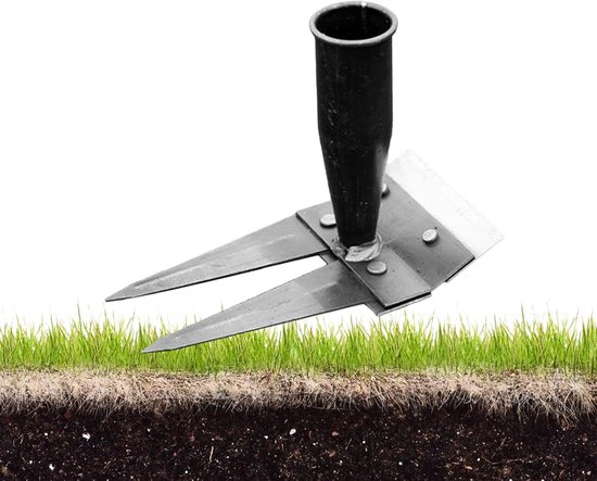 Tuinhark - Onkruidverwijderaar - Tuinonderhoud - Wortelverwijdering - 20 cm breed - Metaal van Merkloos	 — afbeelding 4