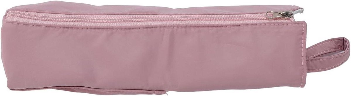 Krultang Opbergtas - Haarstyling Organizer - Reizen en Opslag - Ruimtebesparend Hangend - 30x13 cm - Roze