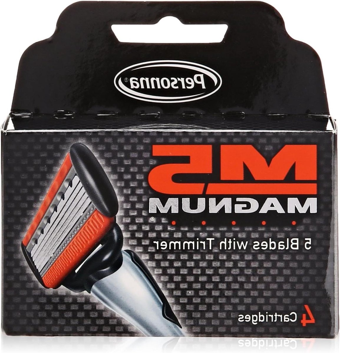 Scheermes Navulbladen - Scheercartridges Reservemesjes - Glad Scheren - Met Trimmer - 4 Stuks - null