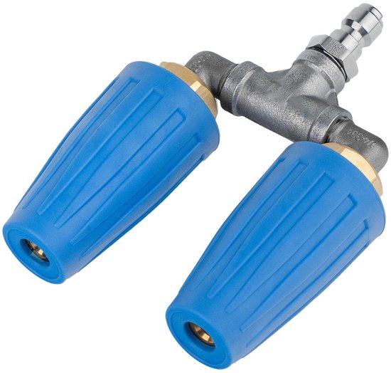 Allecto - Dubbele Turbo Nozzle - Hogedrukreiniger Accessoire - 4000 PSI - Messing en Keramiek - Voor Effectieve Reiniging - Voor Tuin en Auto - Hog... van Allecto — afbeelding 5