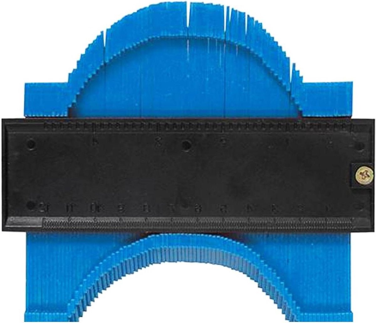 Contour Mal - Profiel Sjabloon - Vormen Nabootsen - Duurzaam Plastic - 125mm Diep 45mm - Grijs
