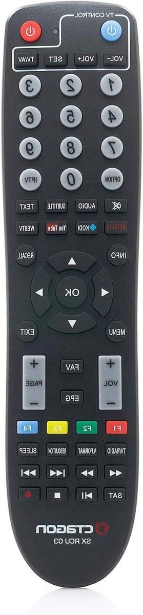 Afstandsbediening - RCU - TV Bediening - Originele Afstandsbediening - 213 x 51 x 24 mm - Zwart