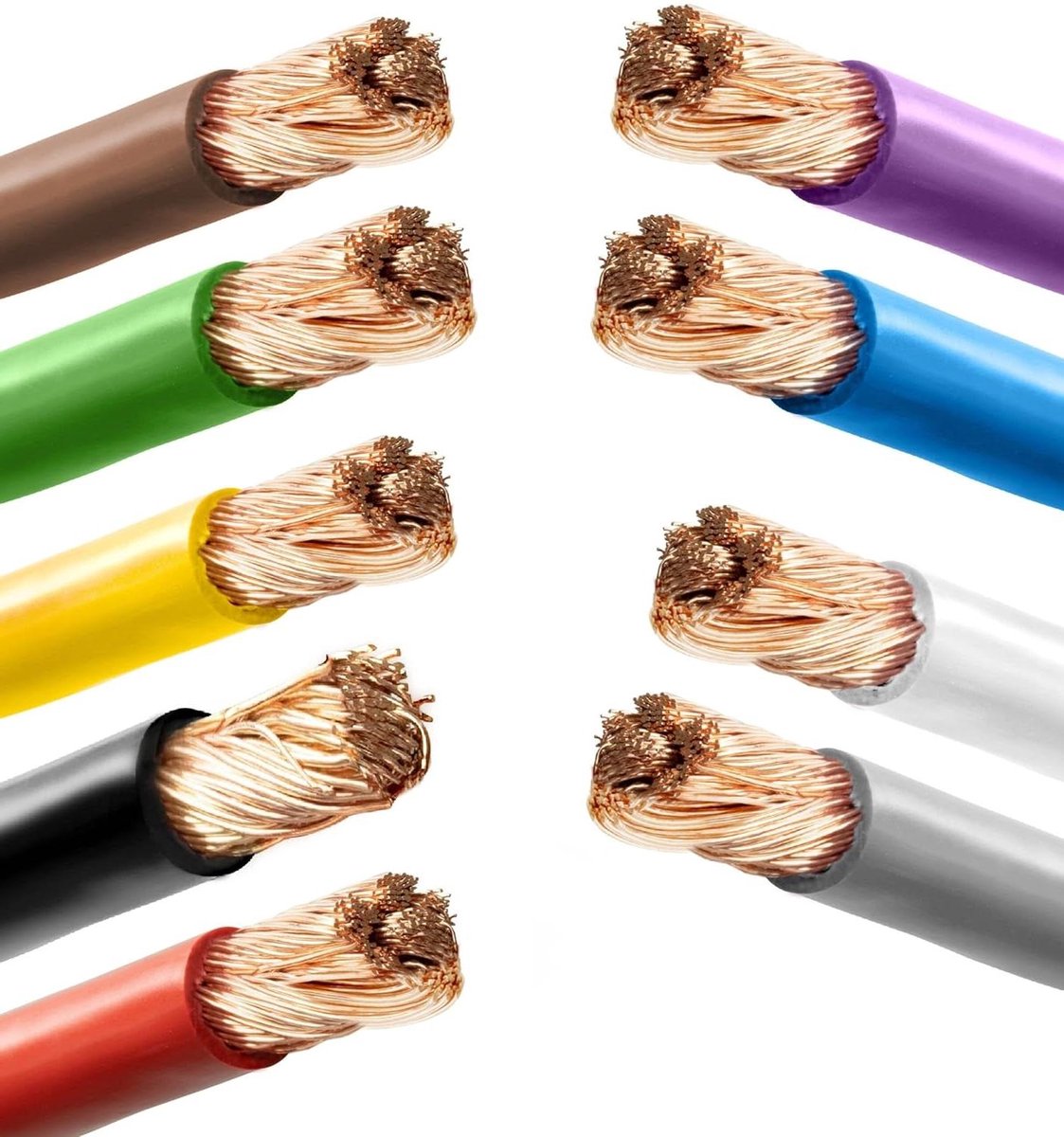 Voertuigkabel - Flexibele Kabel - Elektrische Installaties - 9999% Zuiver Koper - 075 mm² - 9 Kleuren