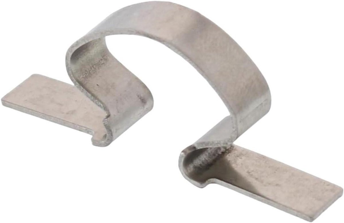 Reserveveer Deursnapper - Snapperveer Balkondeur - Deur Reparatie - Roestvrij Staal V2A - 3.52 cm - Zilver