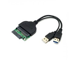 Harde Schijf Adapter Set - SATA Adapter Kabel - Data Overzetten - USB 3.0 Snelheid - 1.8 tot 2.5 inch