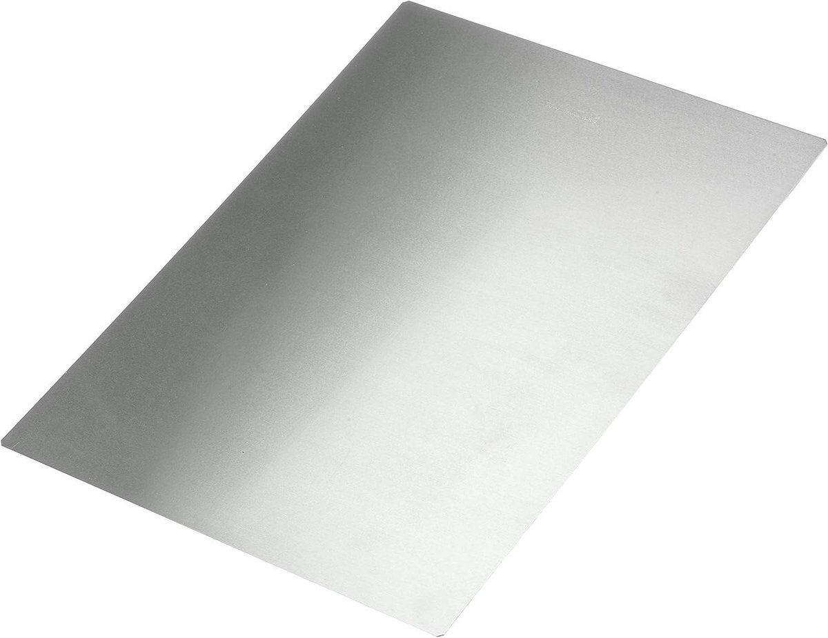 Bakmat Metaal - Cake Pad - Bakken Thuis - Gemakkelijk Schoon te Maken - 43 x 32 cm - Grijs