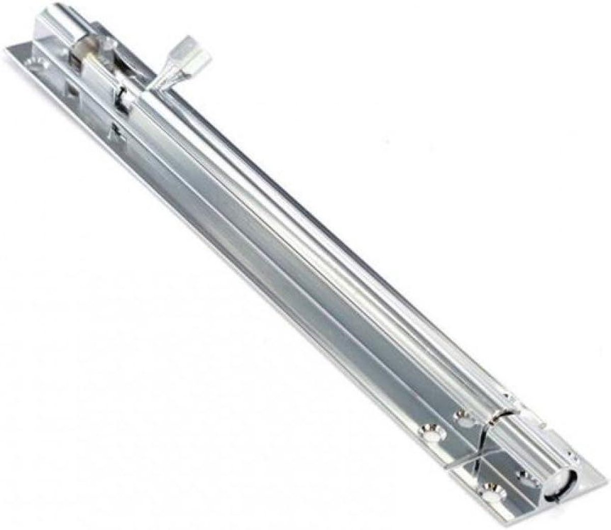 Deurbout - Deurgrendel Grendel - Deur Beveiligen - Verstelbare Bout - 100mm Lengte - Zilver