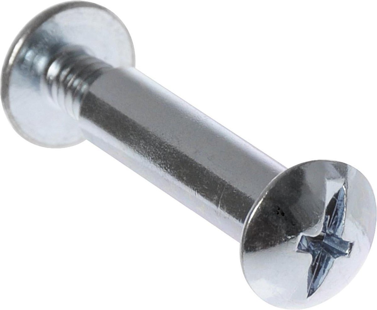 Stokschroeven - Chicago schroeven - Industriële bevestiging - Stalen constructie - 1/2 inch - Zilver