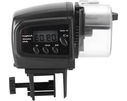 Automatische Vis Feeder - Voederautomaat Aquarium - Vissen Voeren - LCD Display - 40g - Zwart
