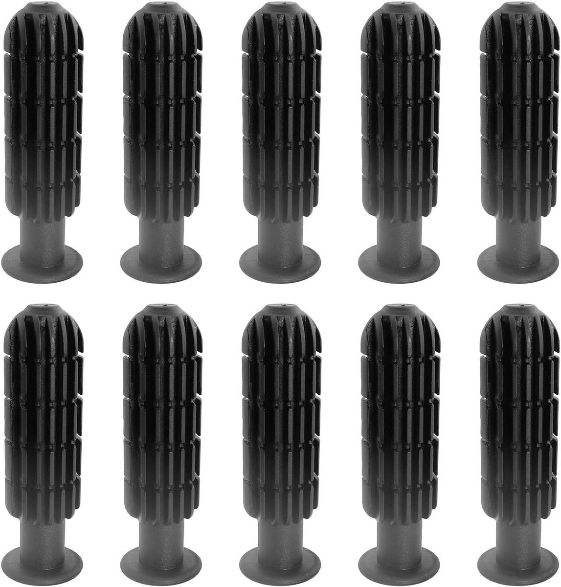 Tafelvoetbal Handvatten - Foosball Grips - Tafelvoetbal Spelen - Antislip Getand Rib - 8 Stuks - Zwart