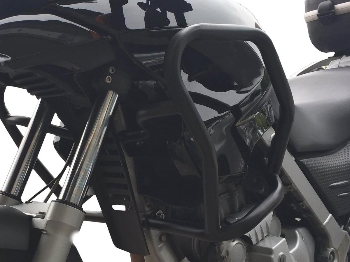 Motor Valbeugel - Frame Bescherming - Motor Beschermen - Gepoedercoat Staal - 2004-2007 Modellen - Zwart