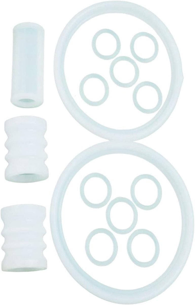 IJs Machine Rubber Ring - Afdichtingsring IJsmaker - Vervangen Versleten Onderdelen - Voedselkwaliteit Rubber - 10 Stuks - Kleurloos