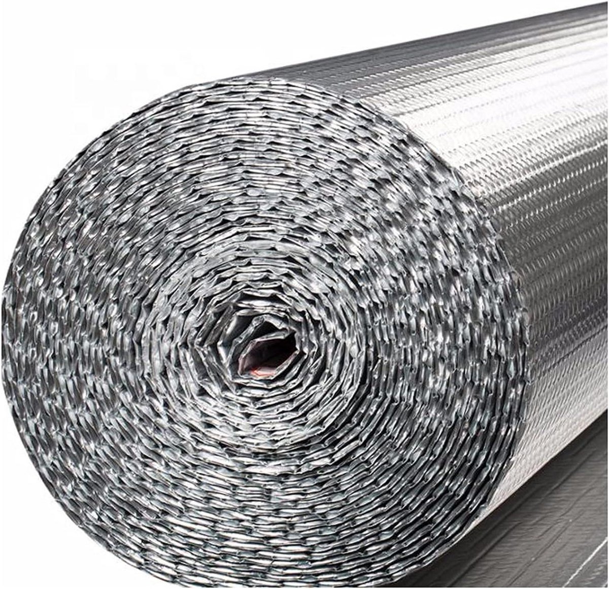 Isolatie Folie - Warmtefolie Dampremmer - Energie Besparen - Dubbelzijdig Aluminium - 1x20m - Zilver