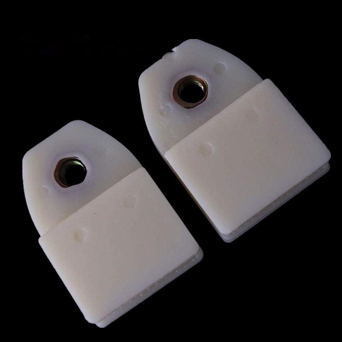 Raamdeur Glas Clips - Sjerp Clips - Ramen Repareren - Universele Pasvorm - 2 stuks - Wit
