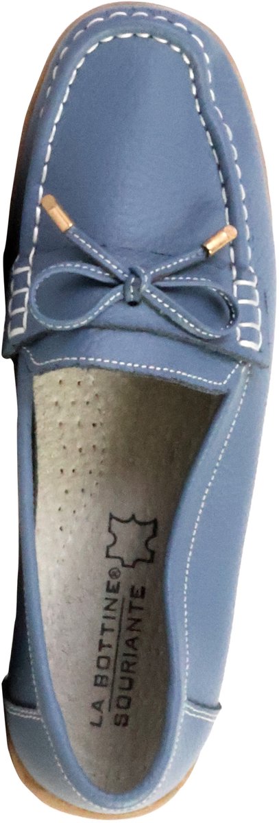 LBS leren mocassin