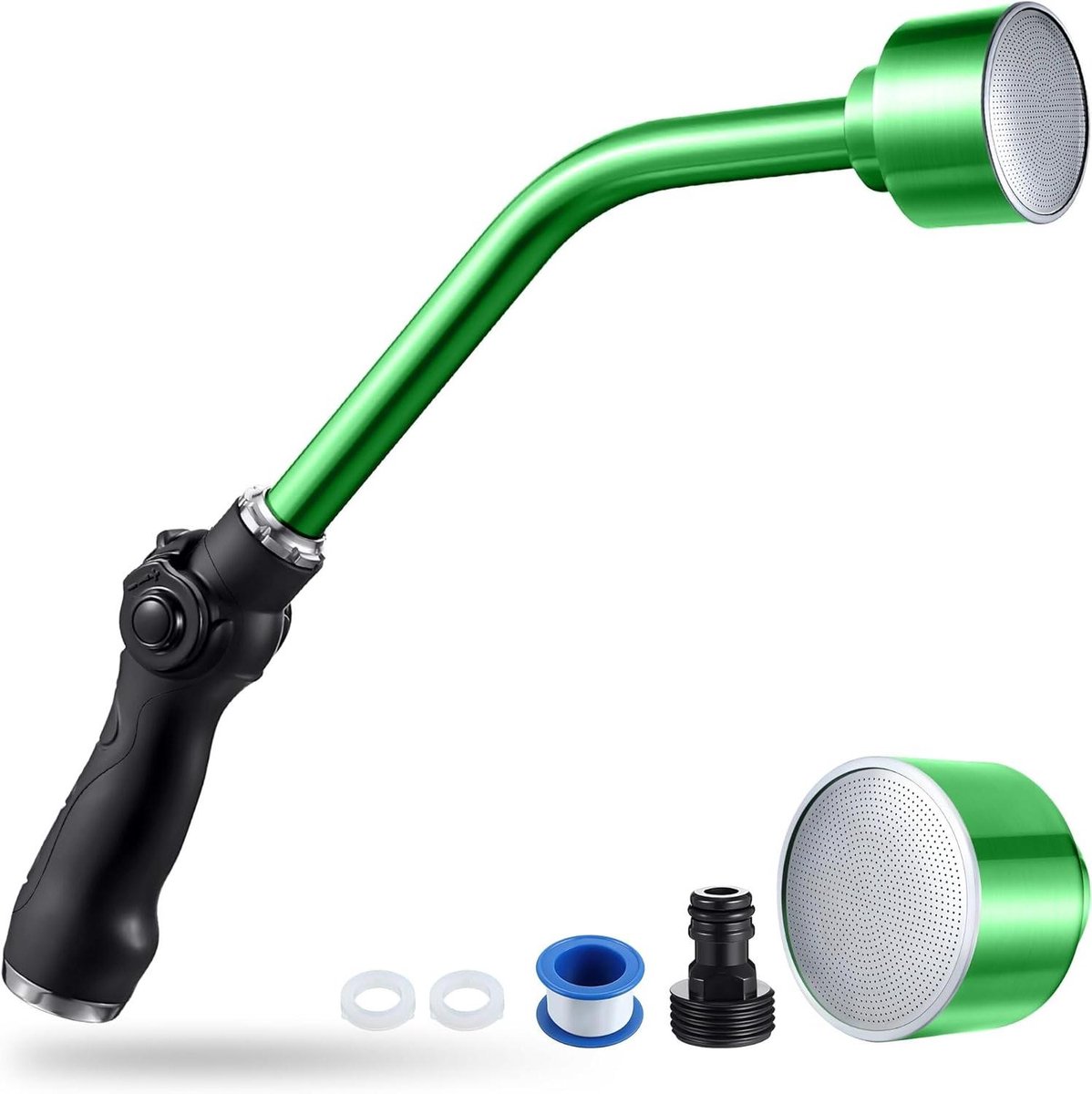 Gietstaaf Tuinslang - Sproeier Wand Gazon - Planten Water Geven - 1000 Nauwkeurige Gaten - 43 cm - Aluminium