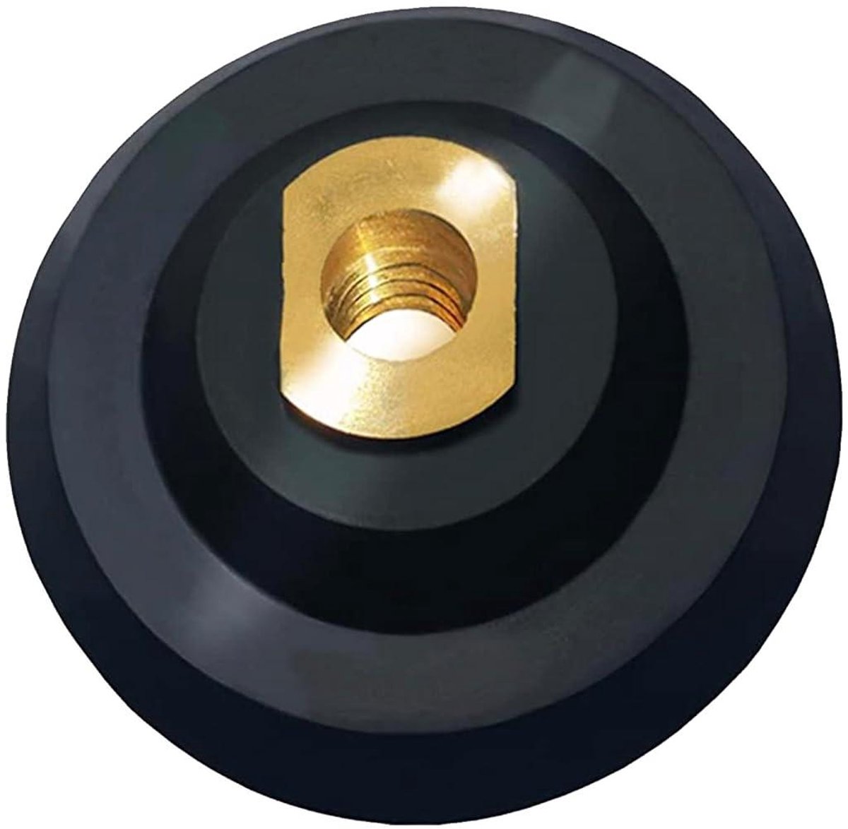Rubberen Onderlegger - Polijstpad Backer - Nat en Droog Polijsten - Flexibel Rubber - 76 cm - Zwart