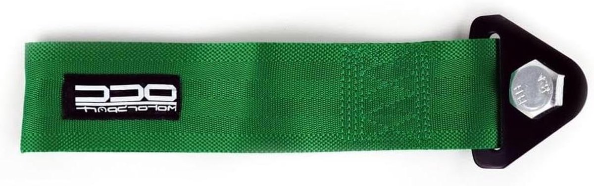 Sleepband Nylon - Sleeptouw Auto - Motorsport Slepen - Hoge Laadcapaciteit - 25 cm - Groen