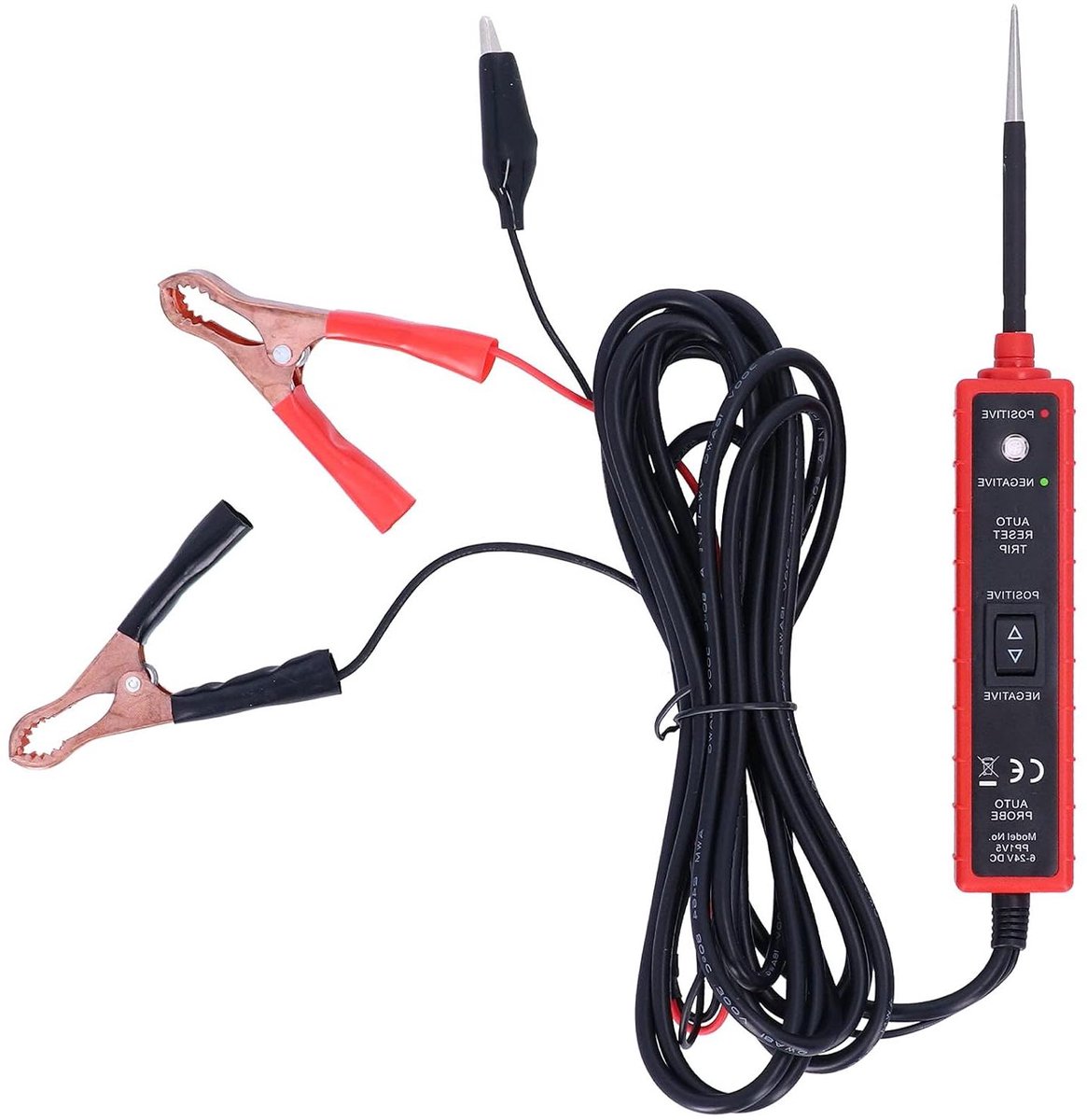 Automatische Circuittester - Spanningsdetector Tester - Voertuigdiagnostiek Elektronica - Kortsluitbeveiliging - 45 m kabel - Zwart