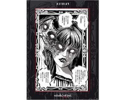 Poster Tomie Kawakami - Junji Ito Print - Griezelige Decoratie - Offsetdruk Hoge Kwaliteit - 52 x 38 cm - Zwart