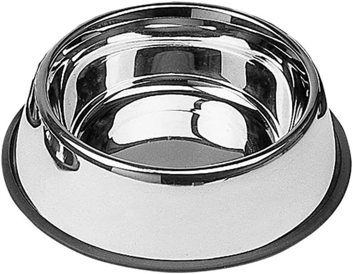 Voederbak Roestvrij Staal - Hondenbak Drinkbak - Huisdier Voeren - Antislip Bodem - 0.45 Liter 19 cm - Verschillende kleuren