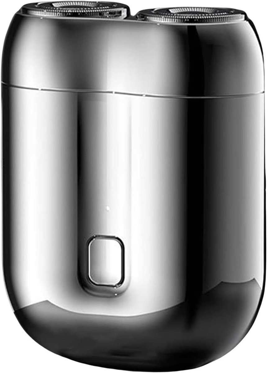 Krachtige 2-Blade Body Shaver & Baardtrimmer - USB Oplaadbaar Scheerapparaat - Pijnloze Lichaamshaar Verzorging voor Dames & Heren - Compacte Reiseditie - Zilver