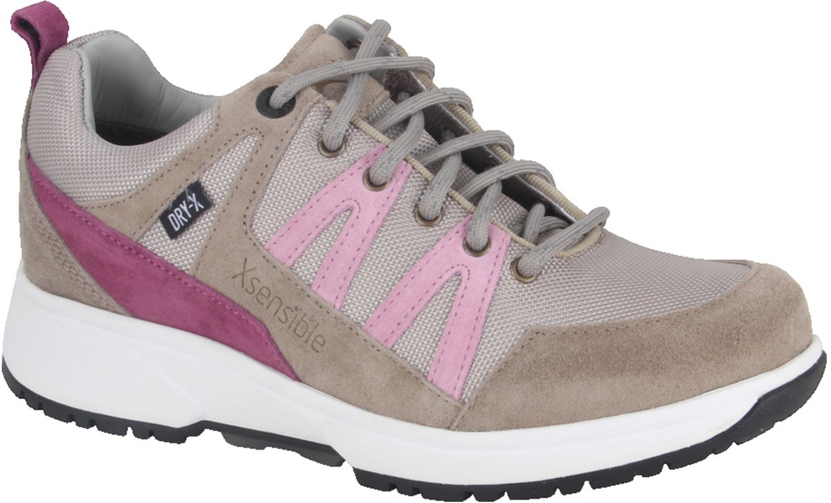 Xsensible Bodo 40208.5.530 lage wandelschoen Taupe Combi
